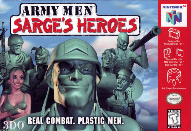 Army Men: Sarge's Heroes【中古美品・完品・N64北米版】 Amazon.com: Army Men Sarge's Heroes (Renewed) : Video Games