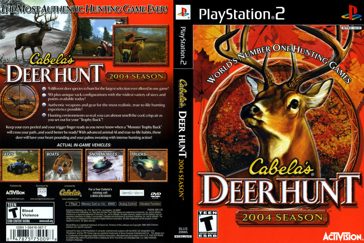 Xbox - xbox★Cabela&#39;s DEER HUNT 2004 SEASON 海外版 s-l400.jpg