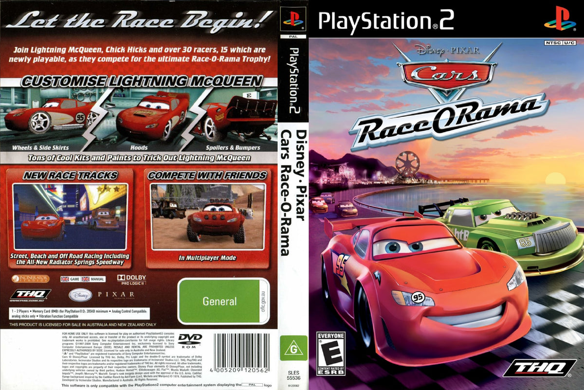 Cars Race-O-Rama (Sony PlayStation 2, PS2) *Genuine GAME DISC ONLY