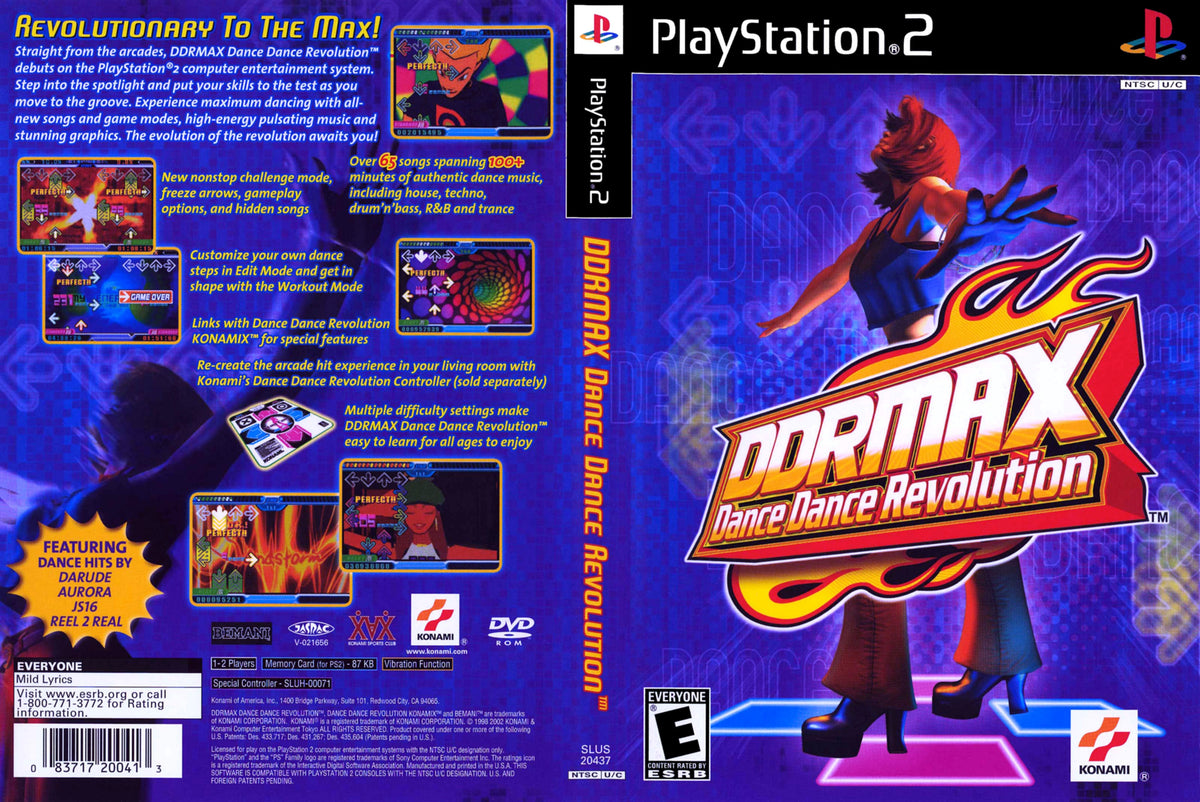 【中古】 Dance Dance Dance 2 Refurbished Dance Dance Revolution DDR Max PlayStation 2 +