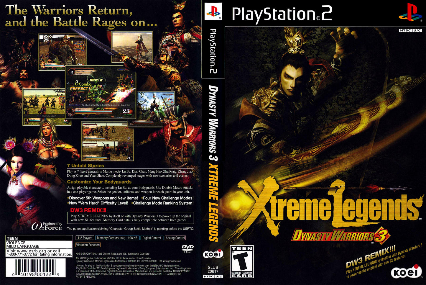 Dynasty Warriors 3 Extreme Legends