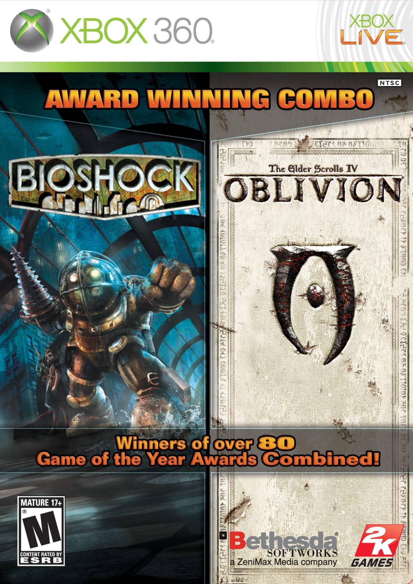 Award Winning Combo Bioshock Oblivion
