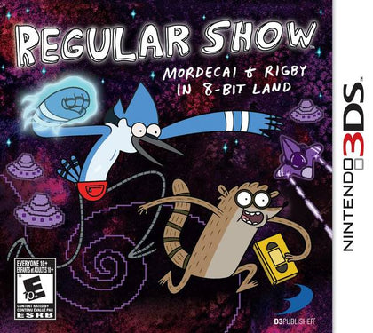 Regular Show Mordecai and Rigby in 8-Bit Lands