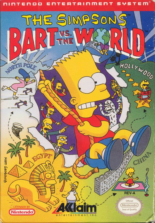 Simpsons Bart Vs. The World