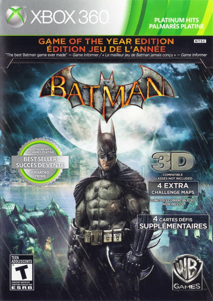 Batman Arkham Asylum: Game Of The Year Edition