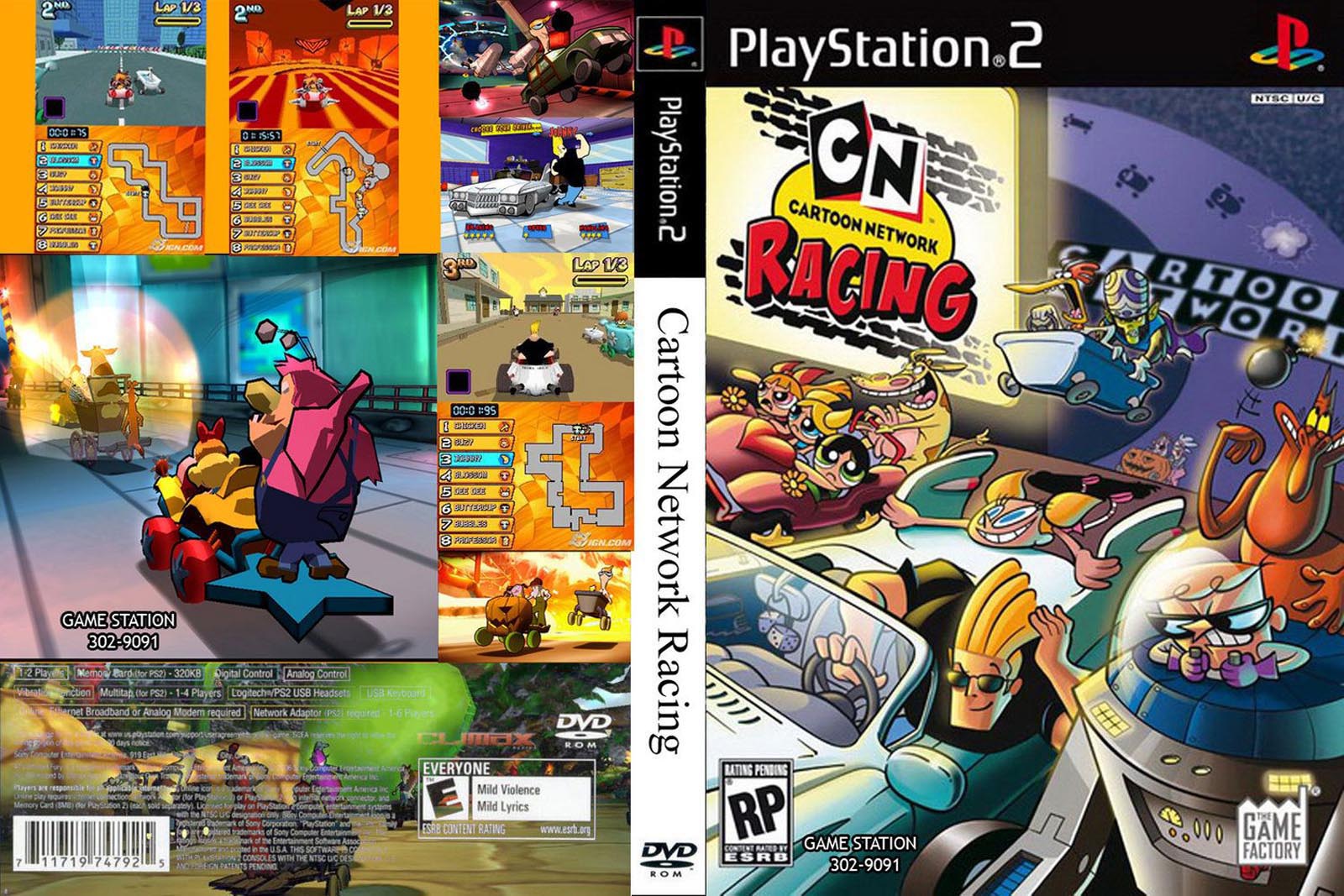  Cartoon Network Racing - PlayStation 2 (Renewed) : Video Games