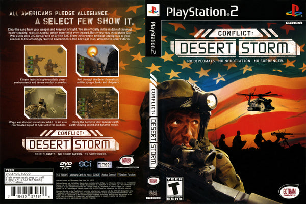 Jeux PS2 Playstation Conflict Desert Storm PAL Fr état neuf Jeux PS2 Playstation Conflict Desert Storm PAL Fr état neuf
