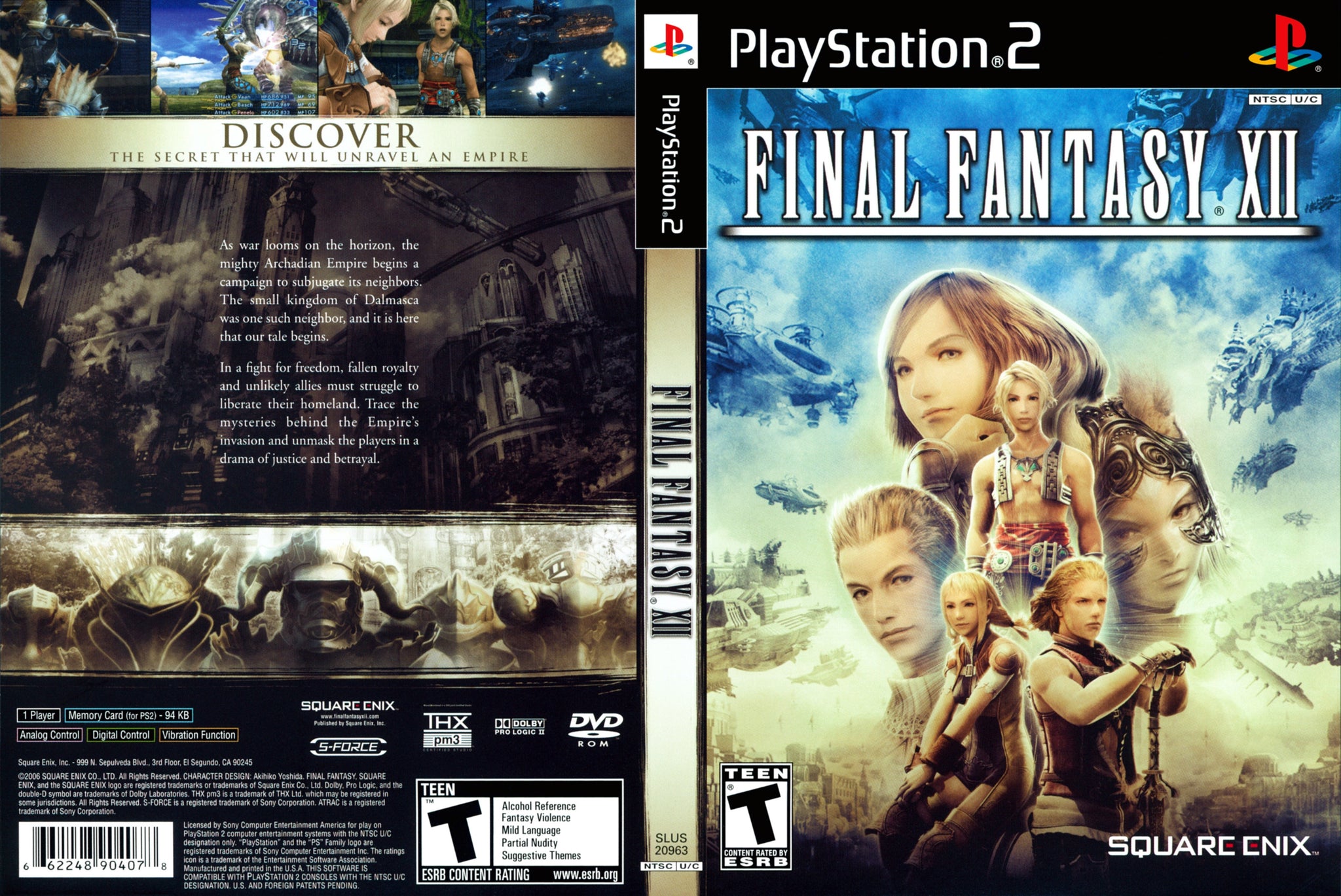Final Fantasy XII Preise PAL Playstation 2 | Preise für Nur Spiel, OVP und Neu vergleichen Final Fantasy XII Preise PAL Playstation 2 | Preise für Nur Spiel, OVP und Neu vergleichen