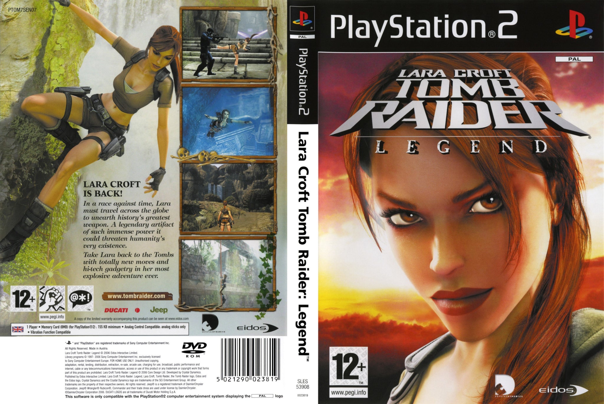 Windows2000/XP　DVDソフト　LARA CROFT TOMB RAIDER LEGEND [日本語版] Lara Croft Tomb Raider Legend – Super Game Station