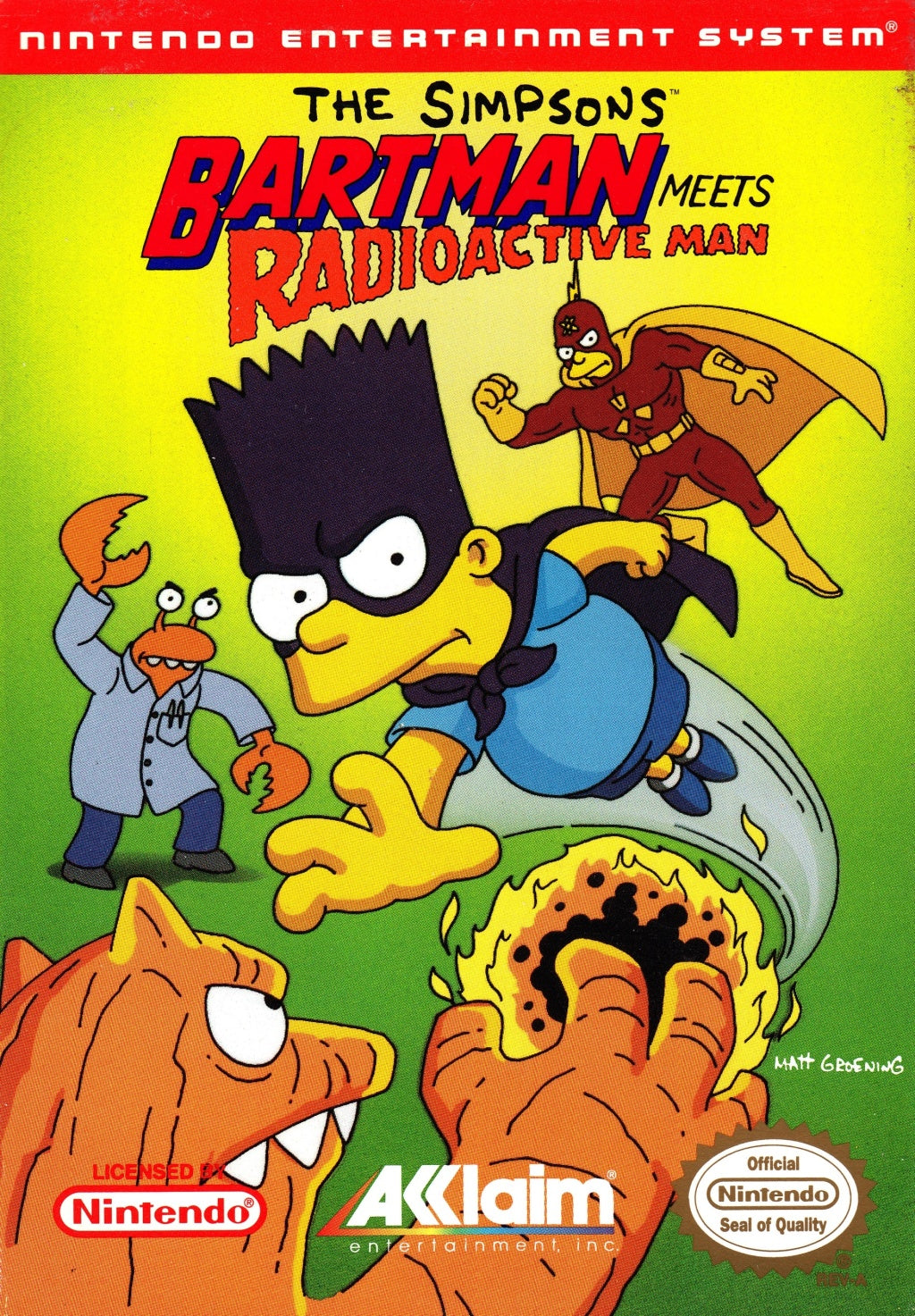 Simspons Bartman Meets Radioactive Man