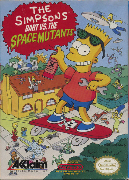 Simpsons Bart Vs. The Space Mutants