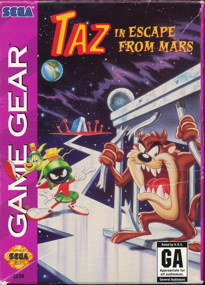 Taz in Escape from Mars